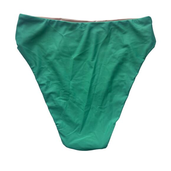 5/$25 J. Crew Women's Green High-Rise Bikini Swim Bottoms S Small New - Picture 4 of 7